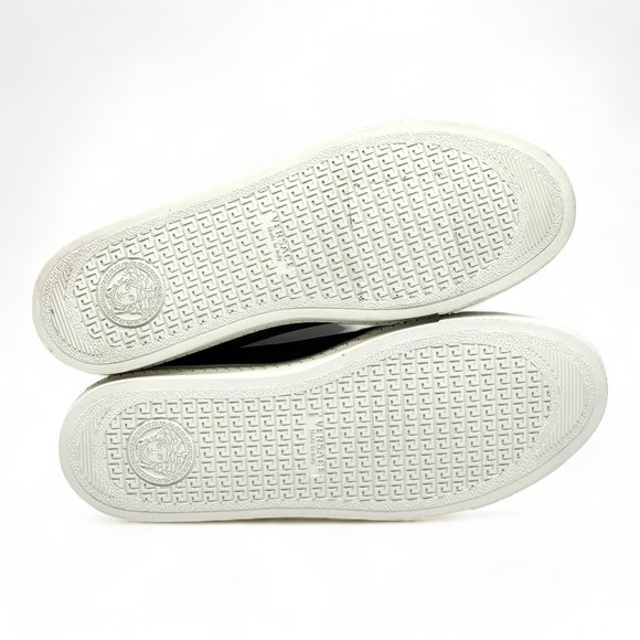 Versace Beverly Palm Print Canvas and Leather Sneakers - 40 main image 5